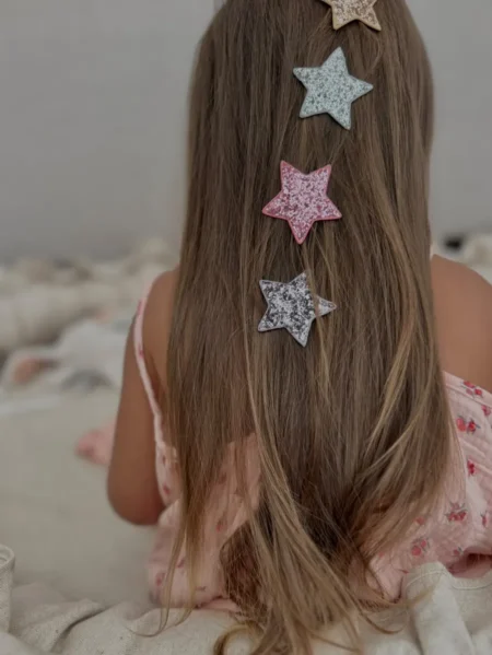 10 Barrettes à Cheveux Lumineuses Pour Enfants - Formes Étoile, Cœur, Rectangulaire, Brillent Dans Le Noir