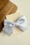 Large Baby Blue bow hair clip